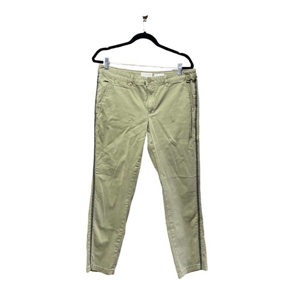 Anthropologie Olive Straight Leg Pants - Picture 1 of 3